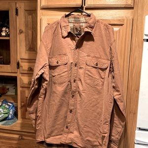 Redhead Men’s L, long sleeved flannel lined shirt